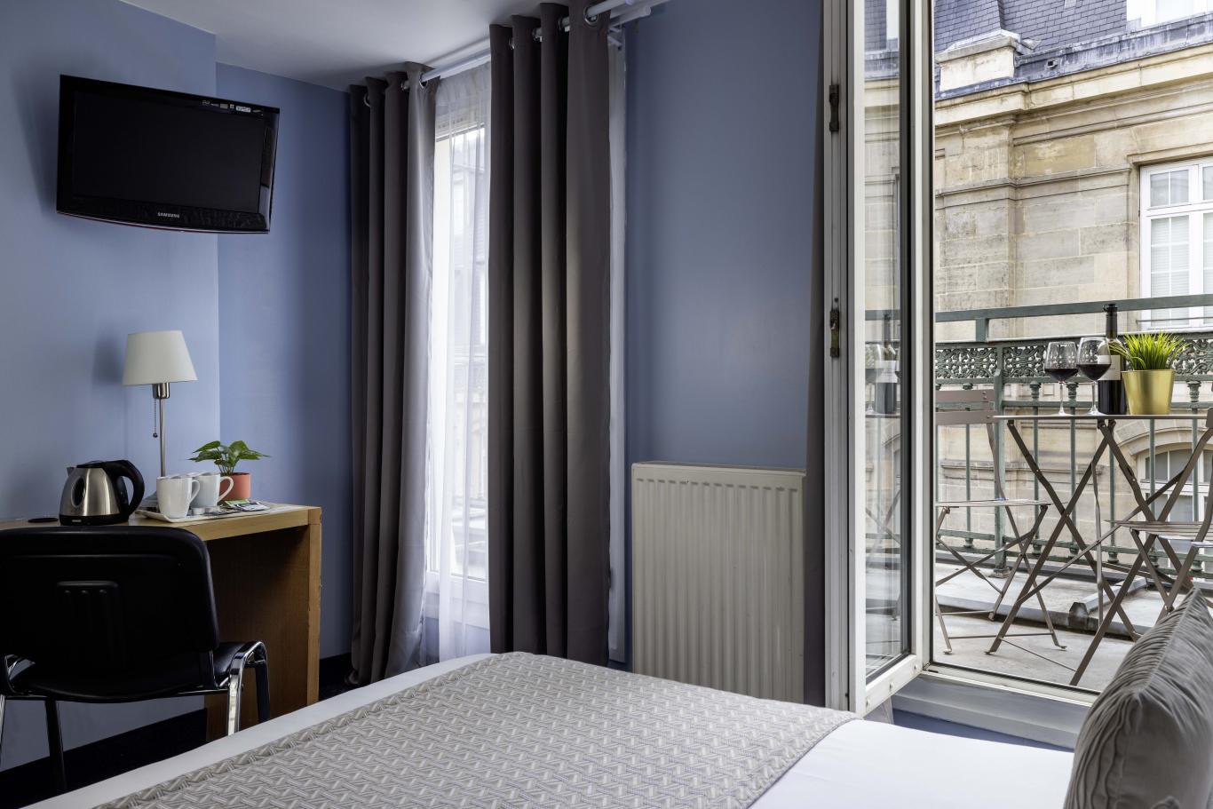 Grand Hotel du Calvados - chambre Double Paris Opéra